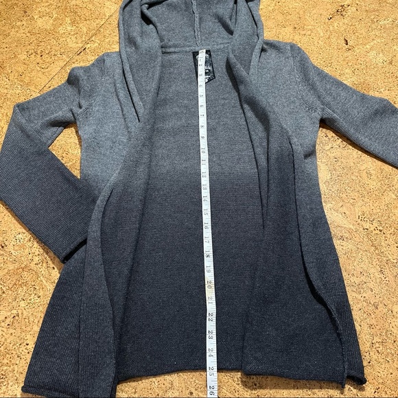 Niki Biki Wool Blend Ombre Hooded Cardigan Sweater Sz M - Picture 11 of 16